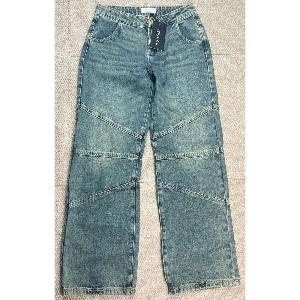 Outcast Women's Perri Pant Vintage Denim Jeans Size XXS